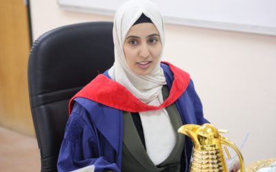 مناقشة رسالة علمية لكلية تقنية المعلومات